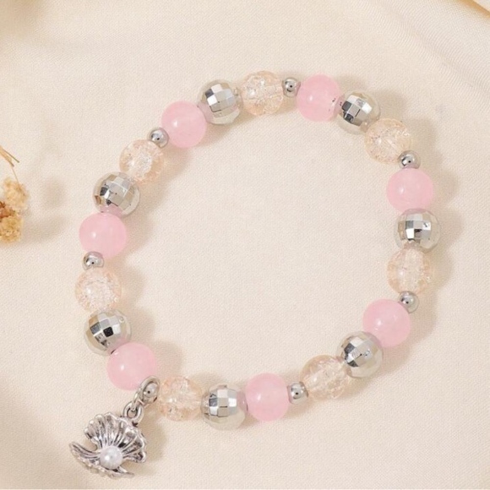 Ladies' Pearl Shell Beaded Bracelet